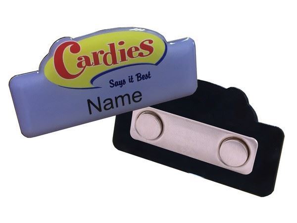 Custom Name Badge - Magnet Clip, NAME-M_Custom