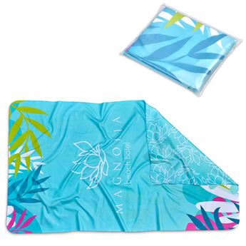 Hoppla Hula Beach Towel - Dual Sided Branding, OC-HP-2-G