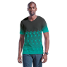 Mens V-Neck T-shirt Custom Design, SUB-MT2-DESCUS