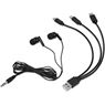 Altitude Zenia Earbuds & Tri-Cable Set, GF-AL-1212-B