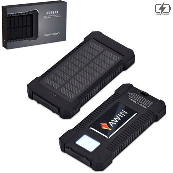 Swiss Cougar Durban Fast Charge 20W Solar Power Bank -10000mAh, MT-SC-466-B