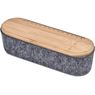 Okiyo Byoga Recycled PET Felt & Bamboo Stationery Case, ST-OK-121-B