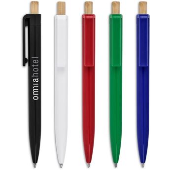 Altitude Tickit Recycled Plastic & Bamboo Ball Pen, WI-AL-289-B