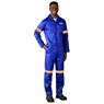  Safety Polycotton Boiler Suit - Reflective Arms Legs & Back - Orange Tape, ALT-11084