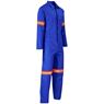  Safety Polycotton Boiler Suit - Reflective Arms Legs & Back - Orange Tape, ALT-11084