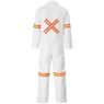  Safety Polycotton Boiler Suit - Reflective Arms Legs & Back - Orange Tape, ALT-11084