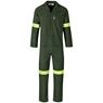 Acid Resistant Polycotton Conti Suit - Reflective Arm & Legs - Yellow Tape, ALT-11061