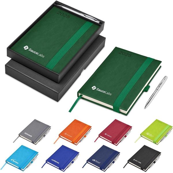 Altitude Advantage 2025 A5 Diary & Cypher Pen Set, GF-AL-1236-B 