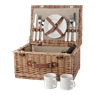 Two Person Willow Picnic Basket, BR5794