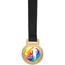 Achiever Medal With Black Petersham Lanyard, MEDAL-8000