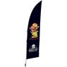 Legend 2M Sublimated Arcfin Double-Sided Flying Banner - 1 Complete Unit, DISPLAY-7032