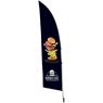 Legend 2M Sublimated Arcfin Double-Sided Flying Banner - 1 Complete Unit, DISPLAY-7032