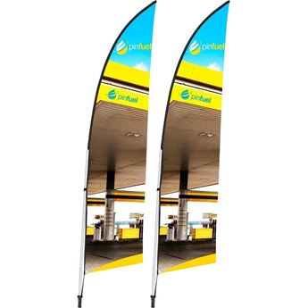 Legend 2m Arcfin Flying Banner (Set of 2), DISPLAY-7022