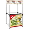 Ovation Sublimated Gazebo 1m X 1m Kiosk - 1 Half-Wall Skin, DISPLAY-2002