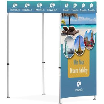 Ovation Sublimated Gazebo 1.5m X 1.5m - 1 Full-Wall Skin, DISPLAY-2022