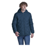 Mock-Quilt Hooded Puffer Mens, MQP-MNS