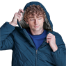 Mock-Quilt Hooded Puffer Mens, MQP-MNS