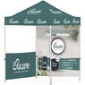 Ovation Sublimated Gazebo 2m X 2m - 1 Half-Wall Skin - 1 Full-Wall Skin, DISPLAY-2054