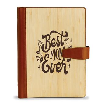 Bamboo & PU Personalized Planner, NB23663