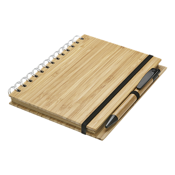 Bamboo Notebook And Pen, BF0033