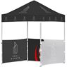 Ovation Sublimated Gazebo 2m X 2m Petite Frame - 3 Half-Wall Skins, DISPLAY-2150