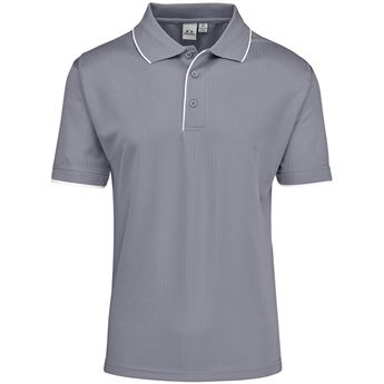 Mens Elite Golf Shirt - Grey, BIZ-3604-GY