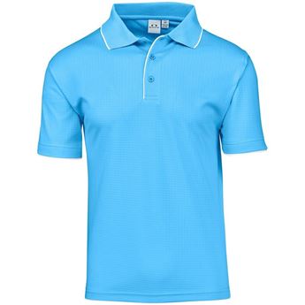 Mens Elite Golf Shirt - Light Blue, BIZ-3604-LB