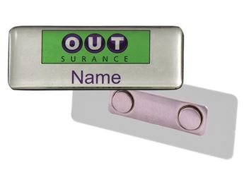 Name Badge Magnet Clip - STD Size (60mm X 20mm), NAME-M_60x20