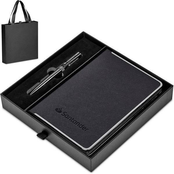 Alex Varga Petrovich Hard Cover Notebook & Pen Set, GF-AV-1258-B