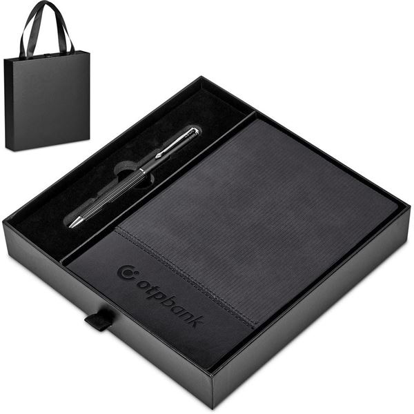 Alex Varga Carralis Soft Cover Notebook & Pen Set, GF-AV-1257-B