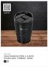 Vega Stainless Steel & Plastic Double-Wall Tumbler – 350ml, DW-7150