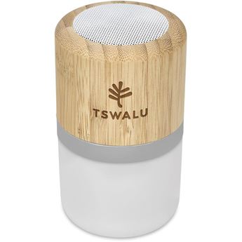 Okiyo Heiwa Bamboo Bluetooth Speaker & Night Light, MT-OK-398-B