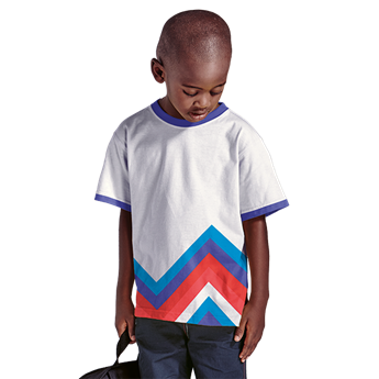 Kiddies Crew Neck T-shirt Custom Design, SUB-KT1-DESCUS