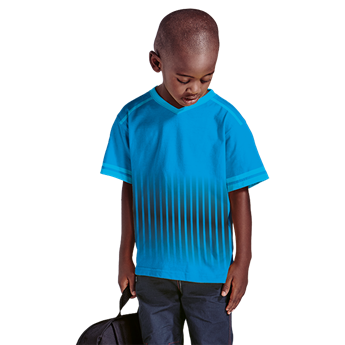 Kiddies V-Neck T-shirt Custom Design, SUB-KT2-DESCUS