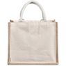 Okiyo Chinsai Midi Jute & Cotton Tote, BG-OK-484-B