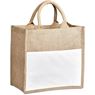 Okiyo Nuri Sublimated Pocket Jute Tote, GP-OK-47-B