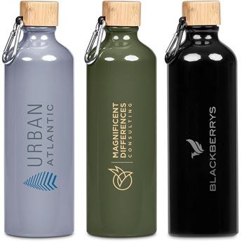 Serendipio Origen Aluminium & Bamboo Water Bottle – 750ml, DR-SD-237-B