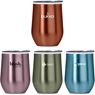 Serendipio Vogue Madison Stainless Steel & Plastic Double-Wall Tumbler - 350ml, DR-SD-275-B