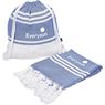 US Basic Santa Cruz Cotton-Rich Beach Towel & Drawstring Bag, GP-UB-39-B