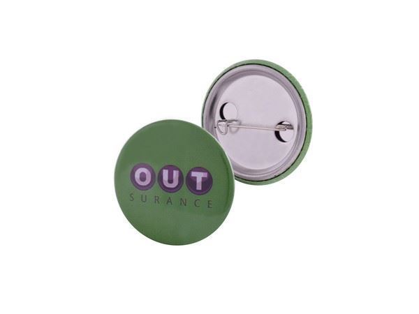 Button Badge (37mm) - Pin Clip, BUTTON37-P