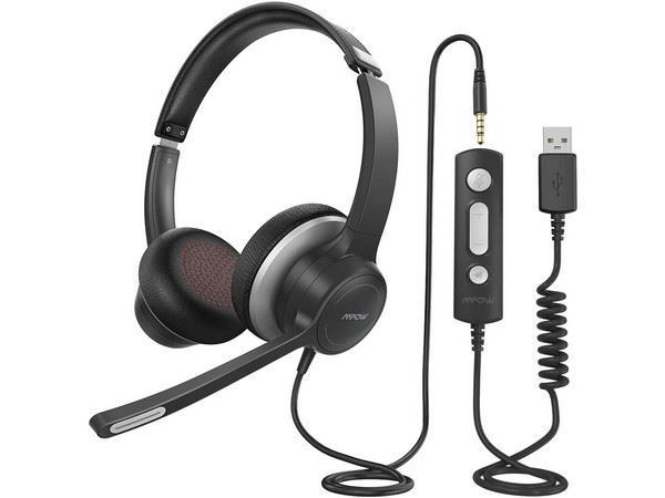 Mpow HC6 Business Wired Headset, BH328AB