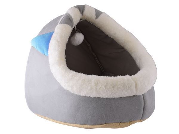 Cat Plush Bed - Blue Ears, P2582F