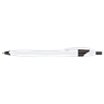 Slim White Barrel Ballpoint Pen, BP0015