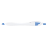 Slim White Barrel Ballpoint Pen, BP0015