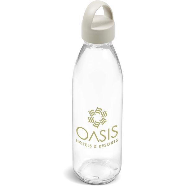 Kooshty Swing Glass Water Bottle - 650ml - Cream, GF-KS-908-B-CM