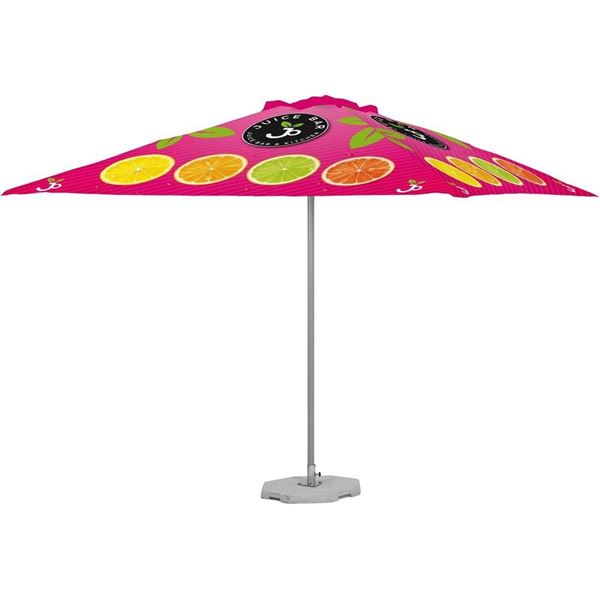 Sublimated Parasol Single Pole 3m x 3m, VI-AM-138-D