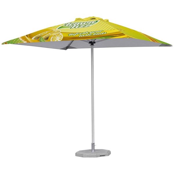 Legend Sublimated Parasol Single Pole 2m x 2m, DISPLAY-9000