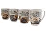 Global Brew 4-Piece Mug Set, P2646-4Set