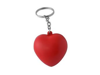 Heart Stress Ball Keyring, KEY76H