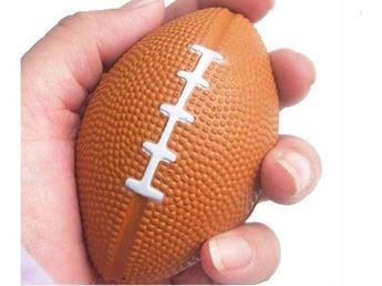 Rugby-American Football Stress Ball, P2672R